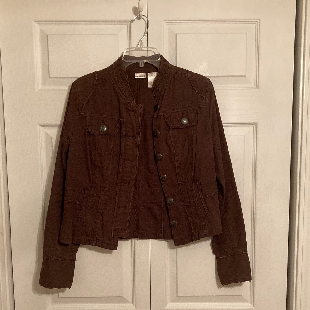 No Boundaries Brown Jacket